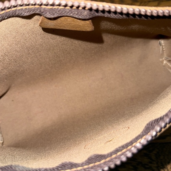 Auth Gucci Plus toiletry clutch bag // GUCCI Gucci Plus Leather PVC Brown Beige - Picture 15 of 17